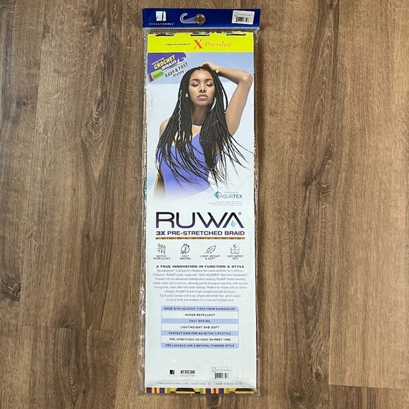 NEW Sensationnel Pre-Stretched Braiding Hair - 3X Ruwa - Picture 5 of 9